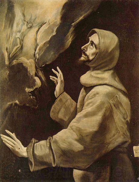 El Greco Stigmatisation des Hl. Franziskus France oil painting art